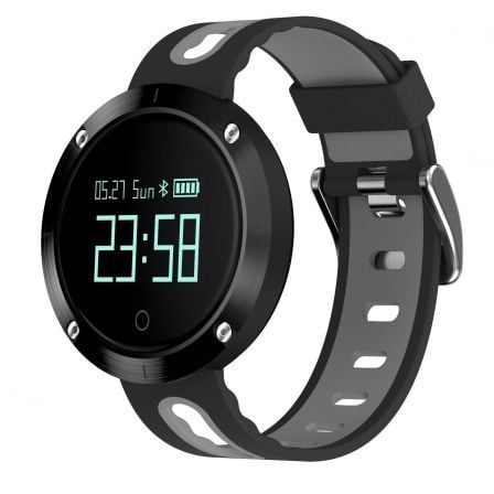 RELOJ DEPORTIVO BILLOW XS30 NEGRO/GRIS - BT 4.0 - DOBLE SENSOR - PANTALLA 0.95"/2.41CM OLED - TENSIOMETRO -  BATERIA 1200MAH - R