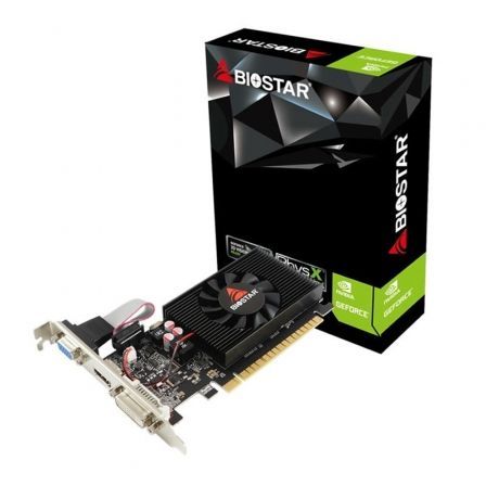 TARJETA GRAFICA BIOSTAR GEFORCE GT 710 LP/ 2GB DDR3/ PERFIL BAJO