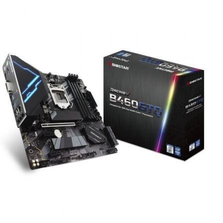 PLACA BASE BIOSTAR RACING B460GTQ SOCKET 1200/ MICRO ATX