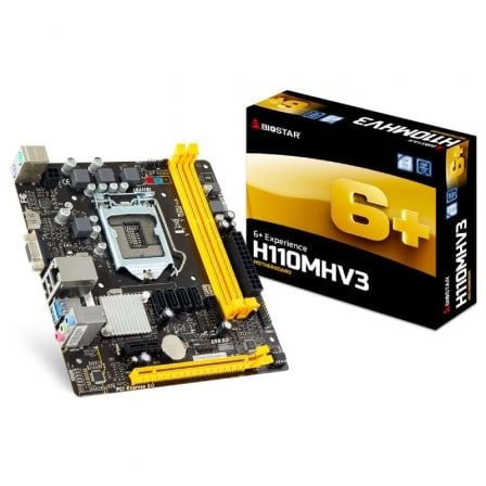 PLACA BASE BIOSTAR H110MHV3 SOCKET 1151/ MICRO ATX