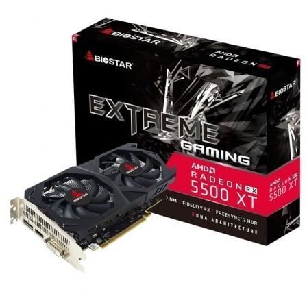 TARJETA GRAFICA BIOSTAR RADEON RX5500 XT/ 8GB GDDR6