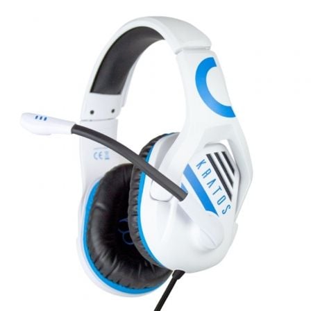 AURICULARES GAMING CON MICROFONO FR-TEC KRATOS/ JACK 3.5/ AZULES