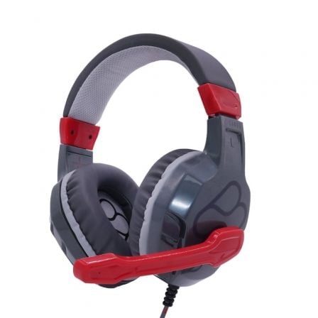 AURICULARES GAMING CON MICROFONO FR-TEC SAMUS/ JACK 3.5/ ROJOS