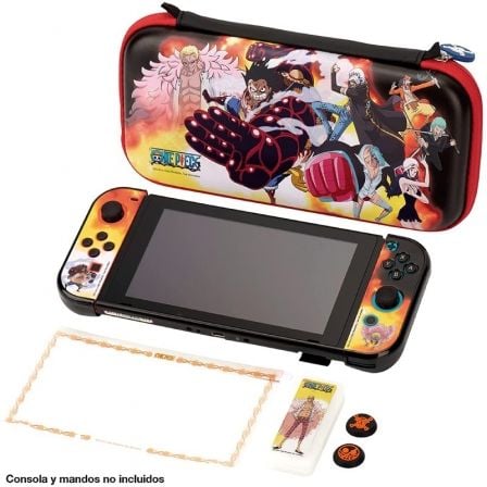 PACK ONE PIECE 5 EN 1 PARA NINTENDO SWITCH FR-TEC DRESSROSA