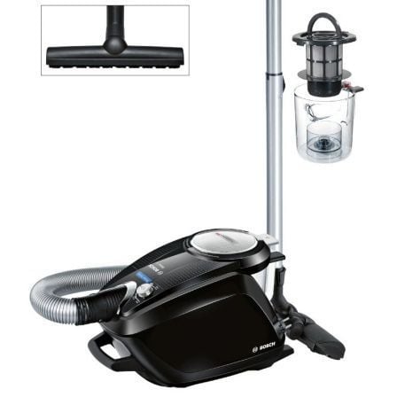 ASPIRADOR SIN BOLSA BOSCH RELAXX'X - 550W - DEPOSITO 3L - BOQUILLA PARA MOQUETA Y SUELOS DUROS - RADIO DE ACCION 11 M - TECNOLOG