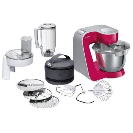 ROBOT DE COCINA BOSCH MUM58420 - 1000W - BOL DE 3.9 LITROS - CORTA/RAYA/AMASA/BATE/MEZCLA - INCLUYE ACCESORIOS Y RECETAS - COLOR