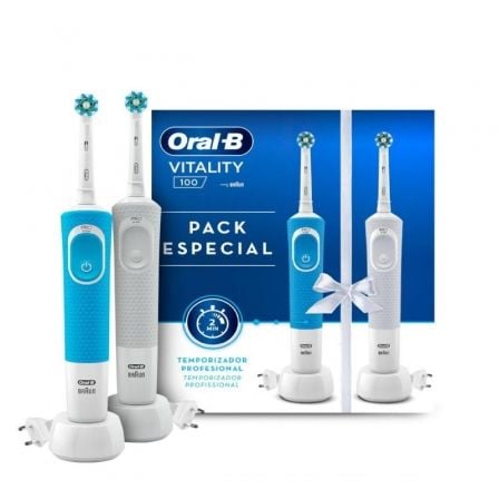 CEPILLO DENTAL BRAUN ORAL-B VITALITY 100 PACK ESPECIAL/ PACK 2 UDS