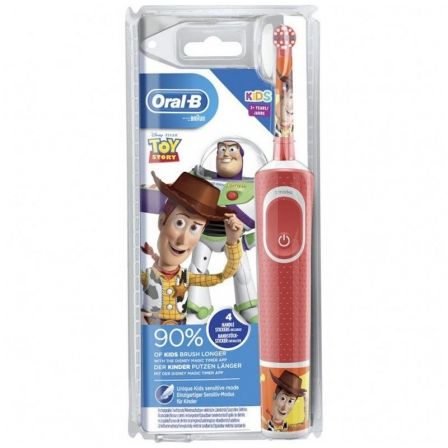 CEPILLO DENTAL BRAUN ORAL-B D-100 VITALITY KIDS TOY STORY XMAS - CABEZAL REDONDO ESPECIAL NINOS - FILAMENTOS EXTRASUAVES - TEMPO