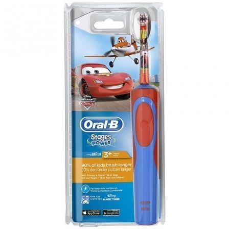 CEPILLO DENTAL INFANTIL BRAUN ORAL-B STAGES CARS/PLANES - CABEZAL GIRATORIO - FILAMENTOS EXTRASUAVES