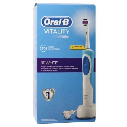 CEPILLO DENTAL BRAUN VITALITY 3D WHITE - TEMPORIZADOR 2 MINUTOS