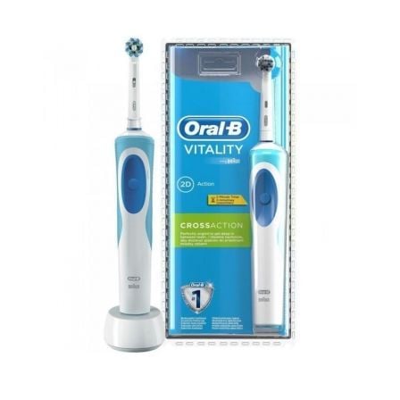 CEPILLO DENTAL BRAUN ORAL-B VITALITY CROSSACTION D12.513 CLS - FILAMENTOS INCLINADOS 16 - LIMPIEZA 2D OSCILA Y ROTA - TEMPORIZAD