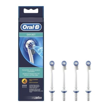 CABEZAL DE RECAMBIO BRAUN PARA CEPILLO BRAUN ORAL-B OXYJET/ PACK 4 UDS