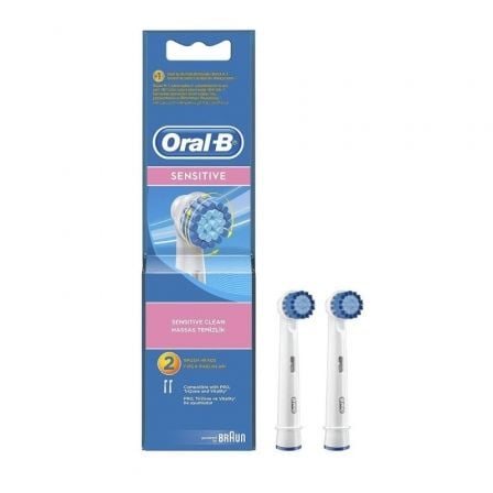 CABEZAL DE RECAMBIO BRAUN PARA CEPILLO BRAUN ORAL-B SENSITIVE/ PACK 2 UDS