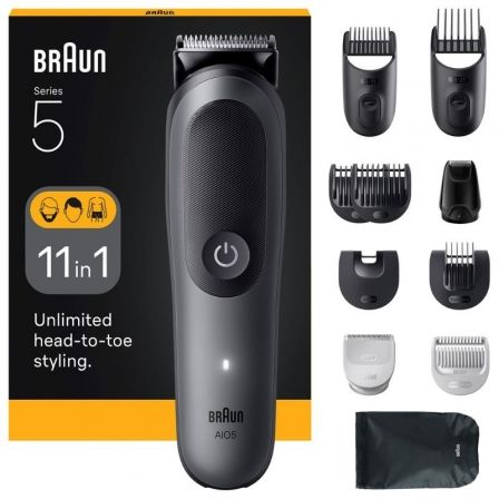 CORTAPELOS BRAUN ALL IN ONE SERIES 5 AIO5560/ CON BATERIA/ 11 ACCESORIOS