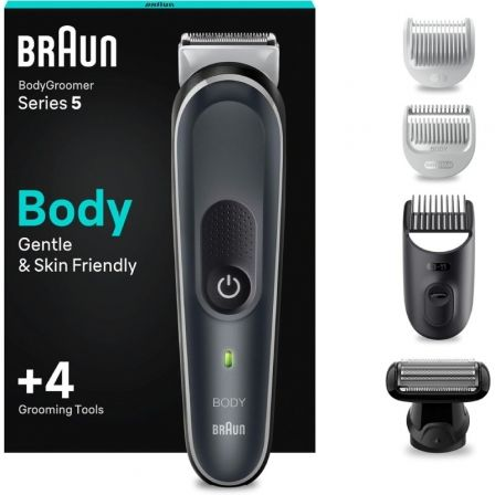 CORTAPELOS BRAUN BODYGROOMER SERIES 5 BG5360/ CON BATERIA/ 4 ACCESORIOS