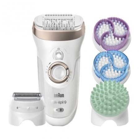 SISTEMA DE EXFOLIACION Y DEPILACION BRAUN SILK-EPIL 9 SKINSPA 9-961V + 12 ACCESORIOS