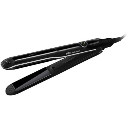 PLANCHA PARA EL PELO BRAUN SATIN HAIR 7 SENSOCARE - HASTA 200 - PLACAS CERAMICAS DE NANOGLIDE - DEFINIDOR DE RIZOS Y PUNTA DE TA