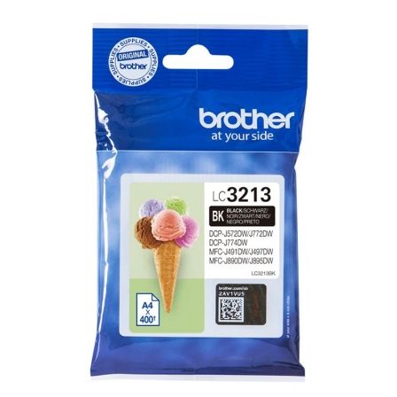CARTUCHO DE TINTA ORIGINAL BROTHER LC-3213/ NEGRO | Consumibles brother