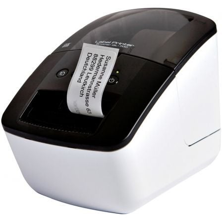 IMPRESORA DE ETIQUETAS TERMICA BROTHER QL-700 MONOCROMATICA 150MM/S 300X600DPI USB CORTE AUTOMATICO