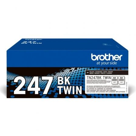 TONER ORIGINAL BROTHER TN247BKTWIN MULTIPACK/ 2X NEGRO