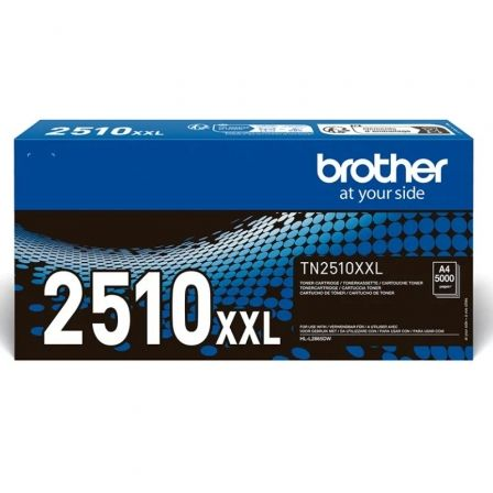 TONER ORIGINAL BROTHER TN2510XXL ALTA CAPACIDAD/ NEGRO