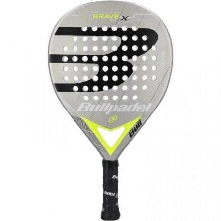 PALA DE PADEL BULLPADEL BRAVE 3.0 2021/ GRIS Y AMARILLA