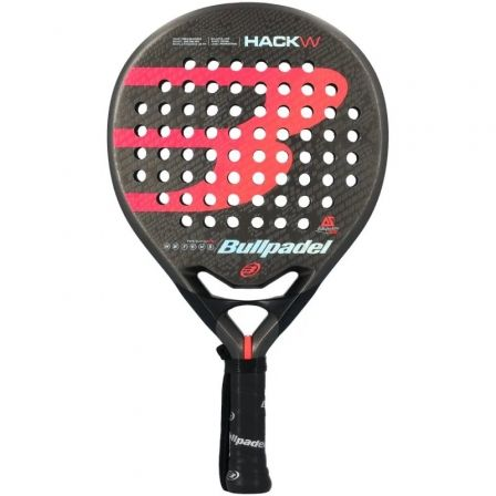 PALA DE PADEL BULLPADEL HACK W 2019 (ALE SALAZAR)/ ROJA Y NEGRA