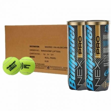 CAJON BOLAS BULLPADEL FIP NEXT PRO/ 24 PACKS DE 3 UNIDADES