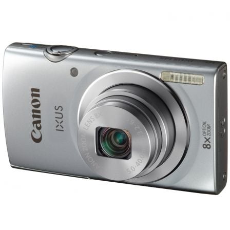 CAMARA DIGITAL CANON IXUS 185 PLATA - 20MPX - LCD 2.7"/6.85CM - ZOOM 8X OPT ESTABILIZADOR IMAGEN - VIDEO HD - USB - DATE BUTTON