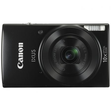 CAMARA DIGITAL CANON IXUS 190 NEGRA - 20MPX - LCD 2.7"/6.85CM - ZOOM 10X OPT ESTABILIZADOR IMAGEN - VIDEO HD - USB - BATERIA - W