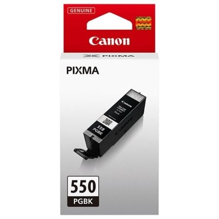 CARTUCHO DE TINTA NEGRO CANON PGI-550PGBK - 15ML - COMPATIBLE SEGUN ESPECIFICACIONES