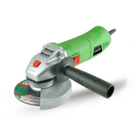 MINIAMOLADORA CASALS VAG7/115 - 710W - 12000RPM - O DISCO 115MM - BOTON BLOQUEO - EMPUNADURA AUX - LLAVE PIVOTES - TUERCA FIJACI