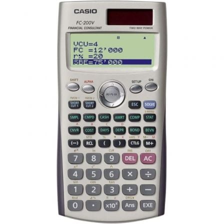 CALCULADORA CIENTIFICA CASIO FC-200V-2-W-ET