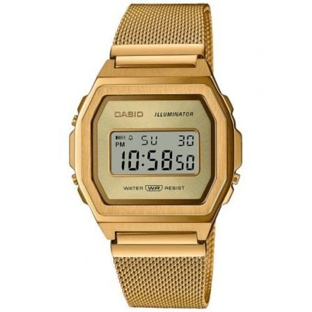 RELOJ DIGITAL CASIO VINTAGE ICONIC A1000MG-9EF/ 39MM/ DORADO