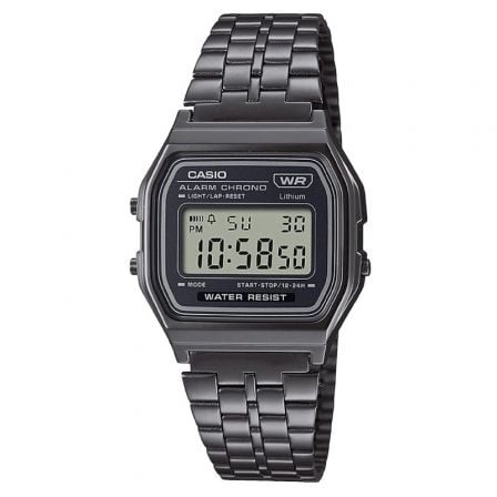 RELOJ DIGITAL CASIO VINTAGE ICONIC A158WETB-1AEF/ 37MM/ GRIS | Relojes digitales