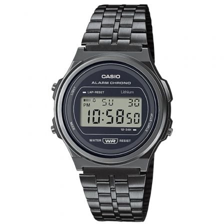 RELOJ DIGITAL CASIO VINTAGE ROUND A171WEGG-1AEF/ 39MM/ NEGRO | Relojes digitales