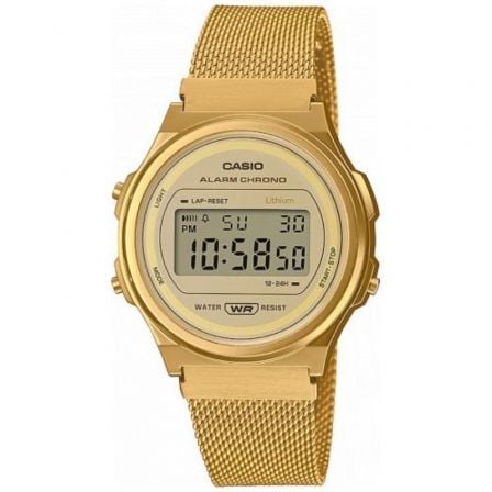 RELOJ DIGITAL CASIO VINTAGE ROUND A171WEMG-9AEF/ 39MM/ DORADO