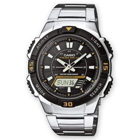 RELOJ ANALOGICO Y DIGITAL CASIO COLLECTION MEN AQ-S800WD-1EVEF/ 47MM/ PLATA Y NEGRO | Relojes digitales