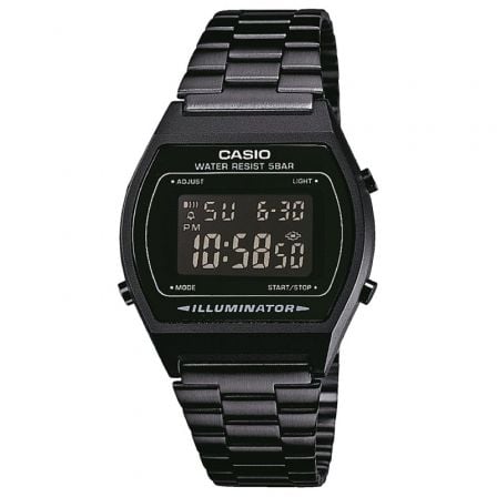 RELOJ DIGITAL CASIO VINTAGE EDGY B640WB-1BEF/ 39MM/ NEGRO