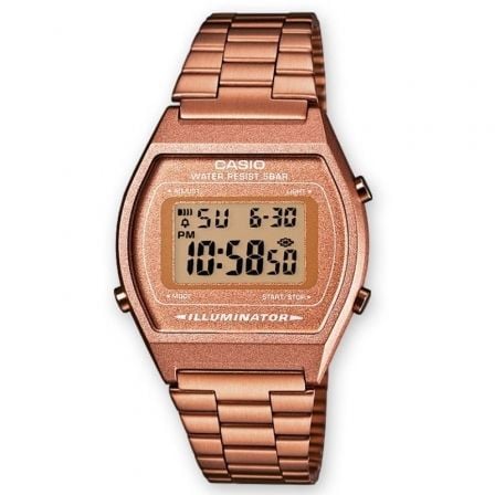 RELOJ DIGITAL CASIO VINTAGE EDGY B640WC-5AEF/ 39MM/ ROSA