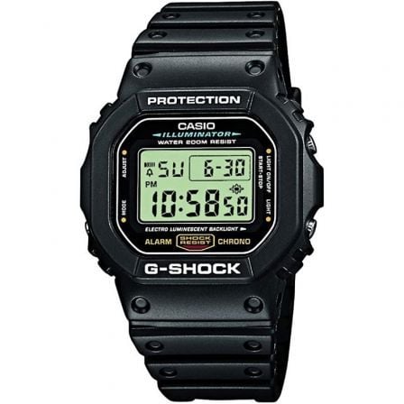 RELOJ DIGITAL CASIO G-SHOCK TREND DW-5600E-1VER/ 49MM/ NEGRO | Relojes digitales