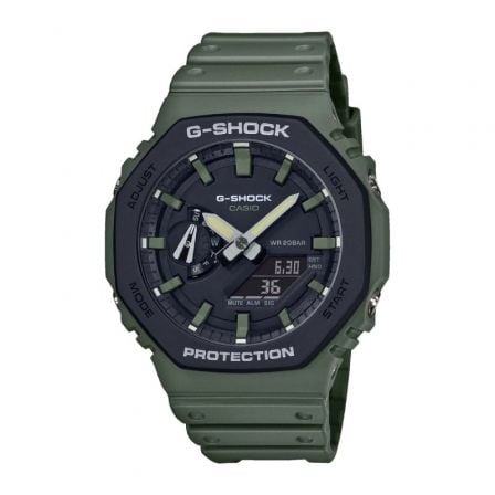 RELOJ ANALOGICO Y DIGITAL CASIO G-SHOCK TREND GA-2110SU-3AER/ 48MM/ VERDE | Relojes digitales