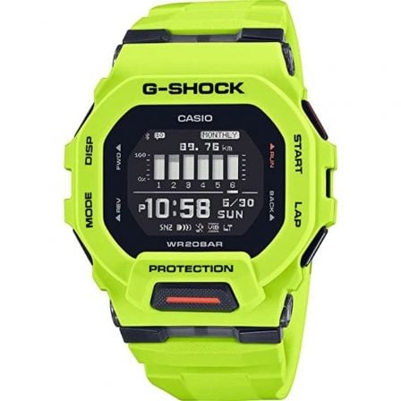 RELOJ DIGITAL CASIO G-SHOCK G-SQUAD GBD-200-9ER/ 49MM/ VERDE LIMA