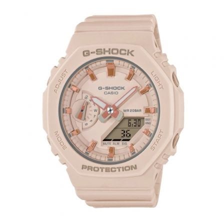 RELOJ ANALOGICO DIGITAL CASIO G-SHOCK TREND GMA-S2100-4AER / 46MM/ BEIGE | Relojes digitales