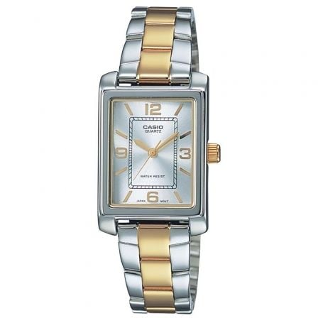 RELOJ ANALOGICO CASIO COLLECTION WOMEN LTP-1234PSG-7AEF/ 32MM/ PLATA Y DORADO | Relojes digitales