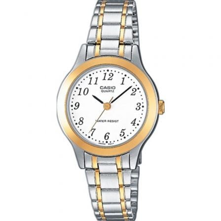 RELOJ ANALOGICO CASIO COLLECTION WOMEN LTP-1263PG-7BEF/ 33MM/ PLATA Y DORADO