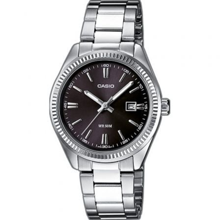 RELOJ ANALOGICO CASIO COLLECTION WOMEN LTP-1302PD-1A1VEF/ 34 MM/ PLATA Y NEGRO | Relojes digitales