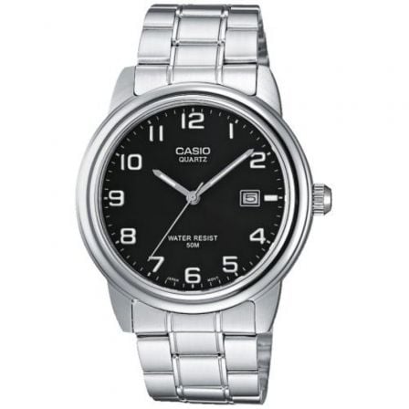 RELOJ ANALOGICO CASIO COLLECTION MEN MTP-1221A-1AVEG/ 44MM/ NEGRO Y PLATA