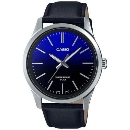 RELOJ ANALOGICO CASIO COLLECTION MEN MTP-E180L-2AVEF/ 50MM/ AZUL Y PLATA | Relojes digitales