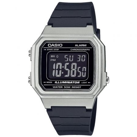 RELOJ DIGITAL CASIO COLLECTION MEN W-217HM-7BVEF/ 43MM/ PLATA